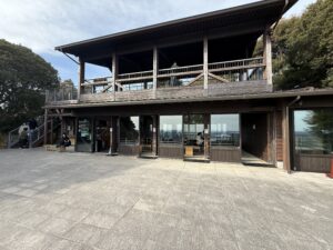 横山展望台の天空カフェテラス