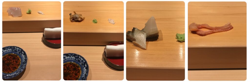 ミシュランガイド東海版で三つ星獲得した三重県伊勢市の鮨屋「こま田」のネタ