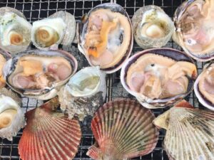 三重県鳥羽市のフィッシングパークトリトンの海鮮バーベキュー➁