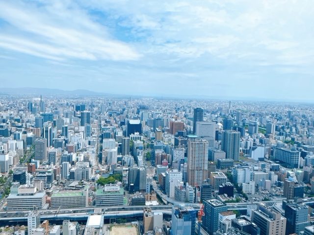 名古屋のフランス料理レストランオーベルジュ・ド・リル ナゴヤから見る名古屋の街の景色