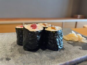 伊勢市の河崎商人館近くの寿司屋「いおり」巻き寿司
