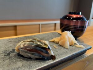 伊勢市の河崎商人館近くの寿司屋「いおり」握り寿司２