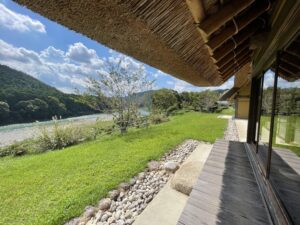 多気町の鄙茅（ひなかや）からの景色