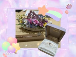 プロポーズ直前 結婚指輪婚約指輪