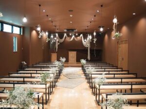 伊勢市の結婚式場と二次会会場のフォークフォーク ウエディングのチャペル