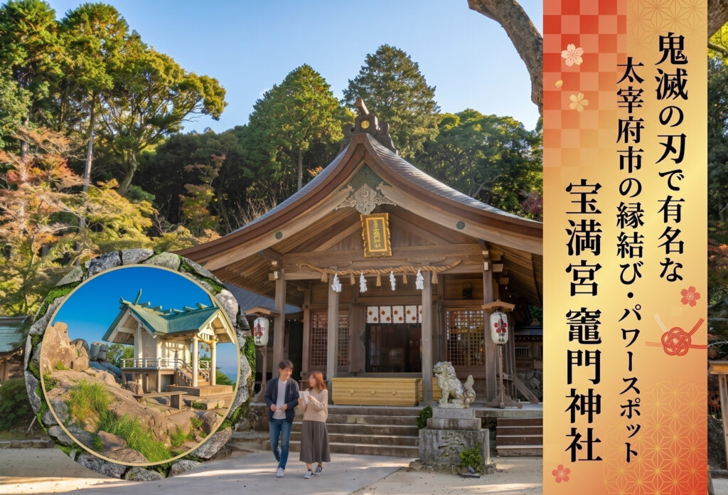 太宰府市の縁結び・パワースポットは鬼滅の刃で有名な宝満宮 竈門神社3