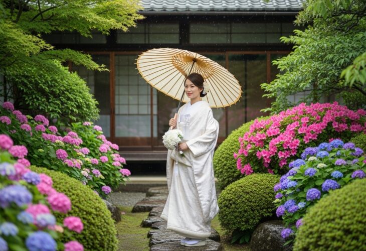6月のジューンブライドとは？梅雨時期に結婚式をすると幸せになれる