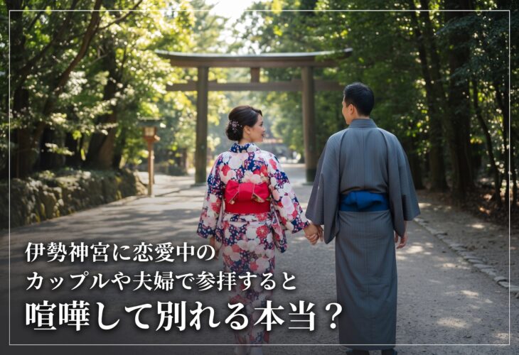 伊勢神宮に恋愛中のカップルや夫婦で参拝すると喧嘩して別れる本当？