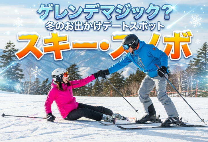 冬のお出かけデートスポット スキー・スノボでゲレンデマジック効果