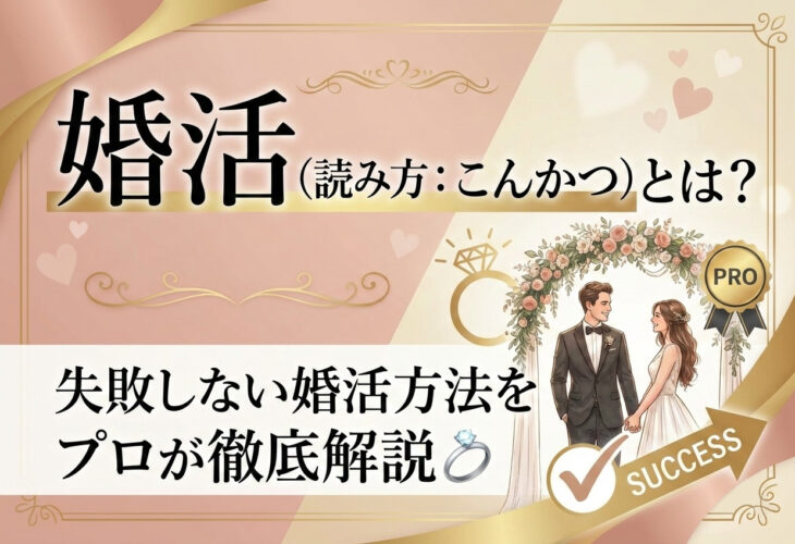 婚活（こんかつ）とは？失敗しない婚活方法をプロが徹底解説💍