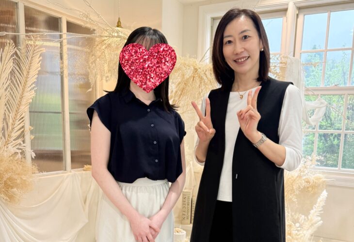 婚活プロフィール フォトスタジオ撮影に同行しました♪