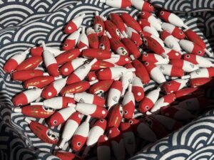 伊奈富神社のつり上げみくじ