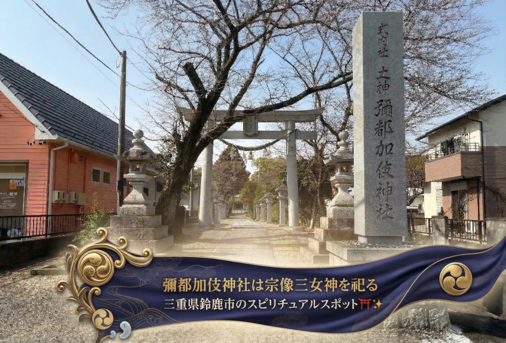 彌都加伎神社は宗像三女神を祀る三重県鈴鹿市のスピリチュアルスポット⛩️✨