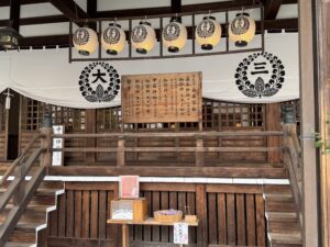 桑名宗社（春日神社）の本殿説明書き