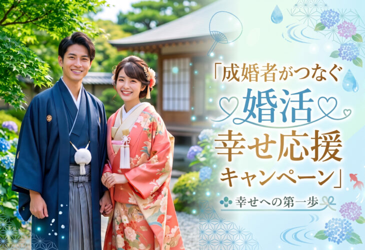 成婚者がつなぐ♡婚活♡幸せ応援キャンペーン