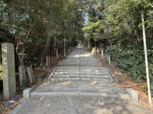 松阪神社の階段