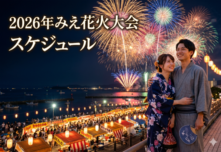夏のデートにおすすめ！毎年恒例 三重県の花火大会スケジュール♪