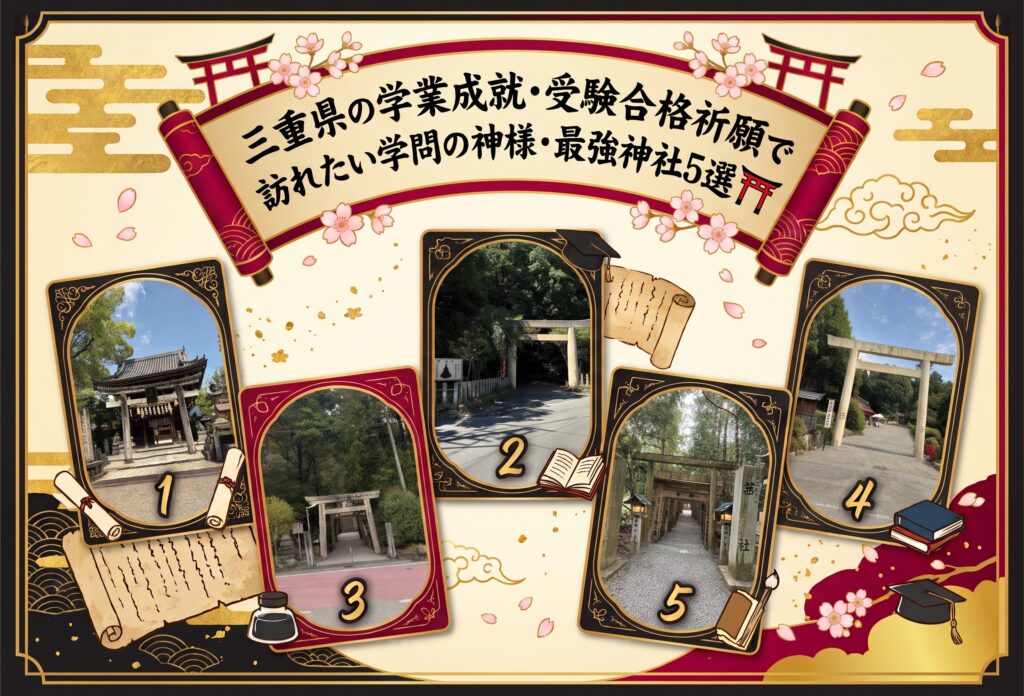 三重県の学業成就・受験合格祈願で訪れたい学問の神様・最強神社5選