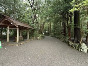 伊勢神宮 内宮・皇大神宮の別宮「伊雑宮」手水舎