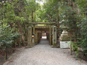 伊勢神宮外宮の近くにある茜社・豊川茜稲荷神社の鳥居3